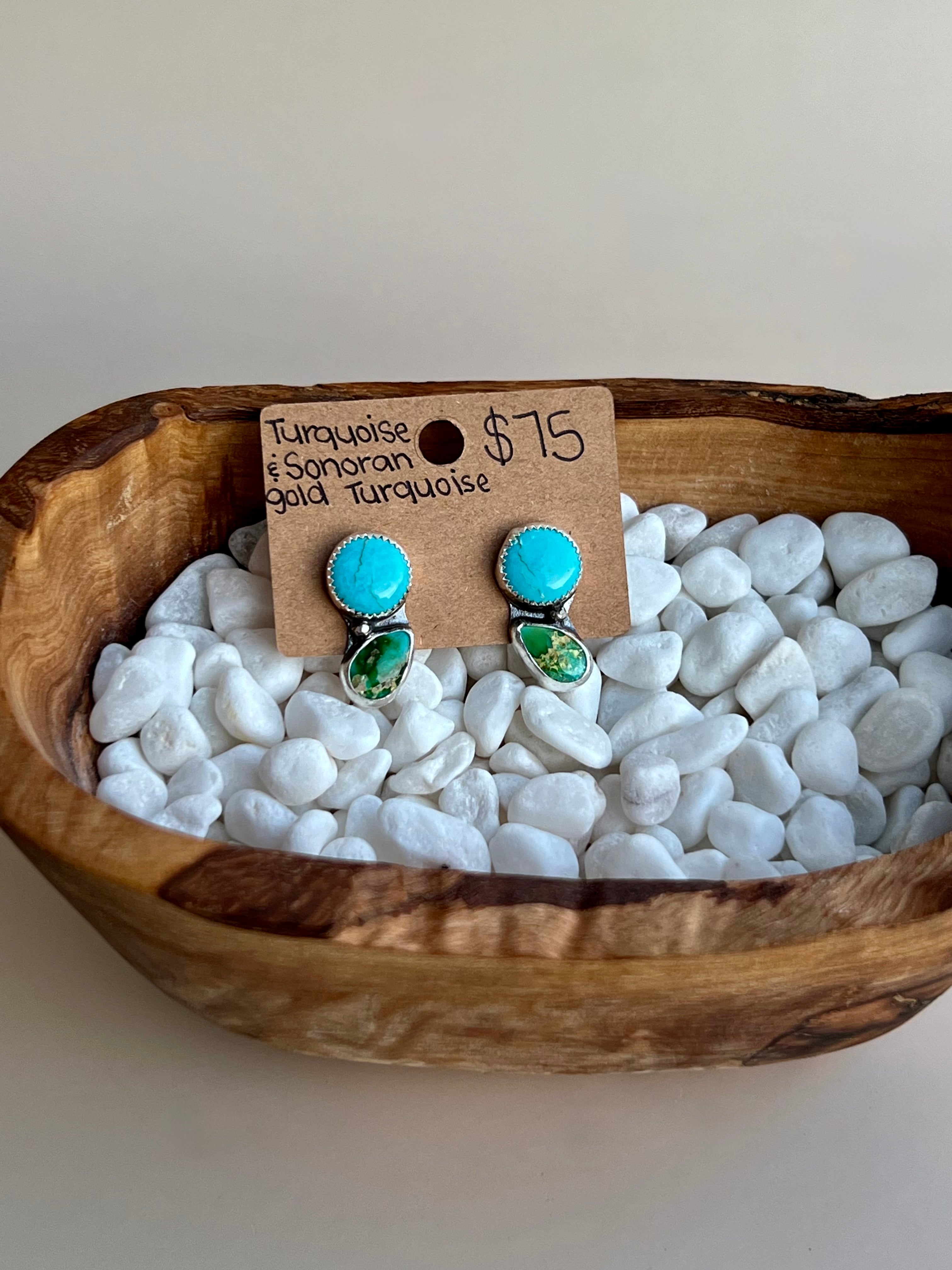 Turquoise and Sonoran Gold Turquoise