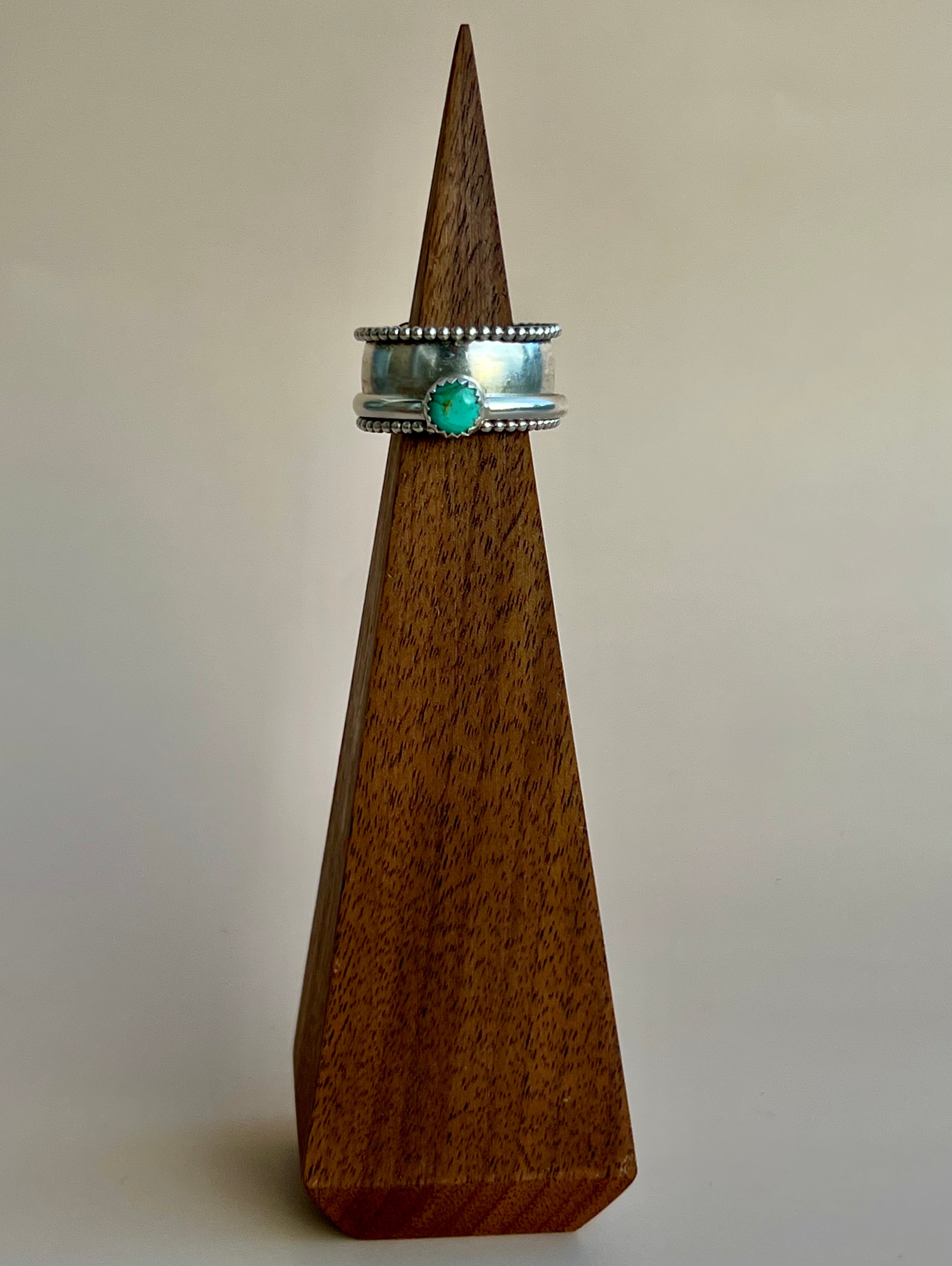 Turquoise Spinner Ring Size 8.5