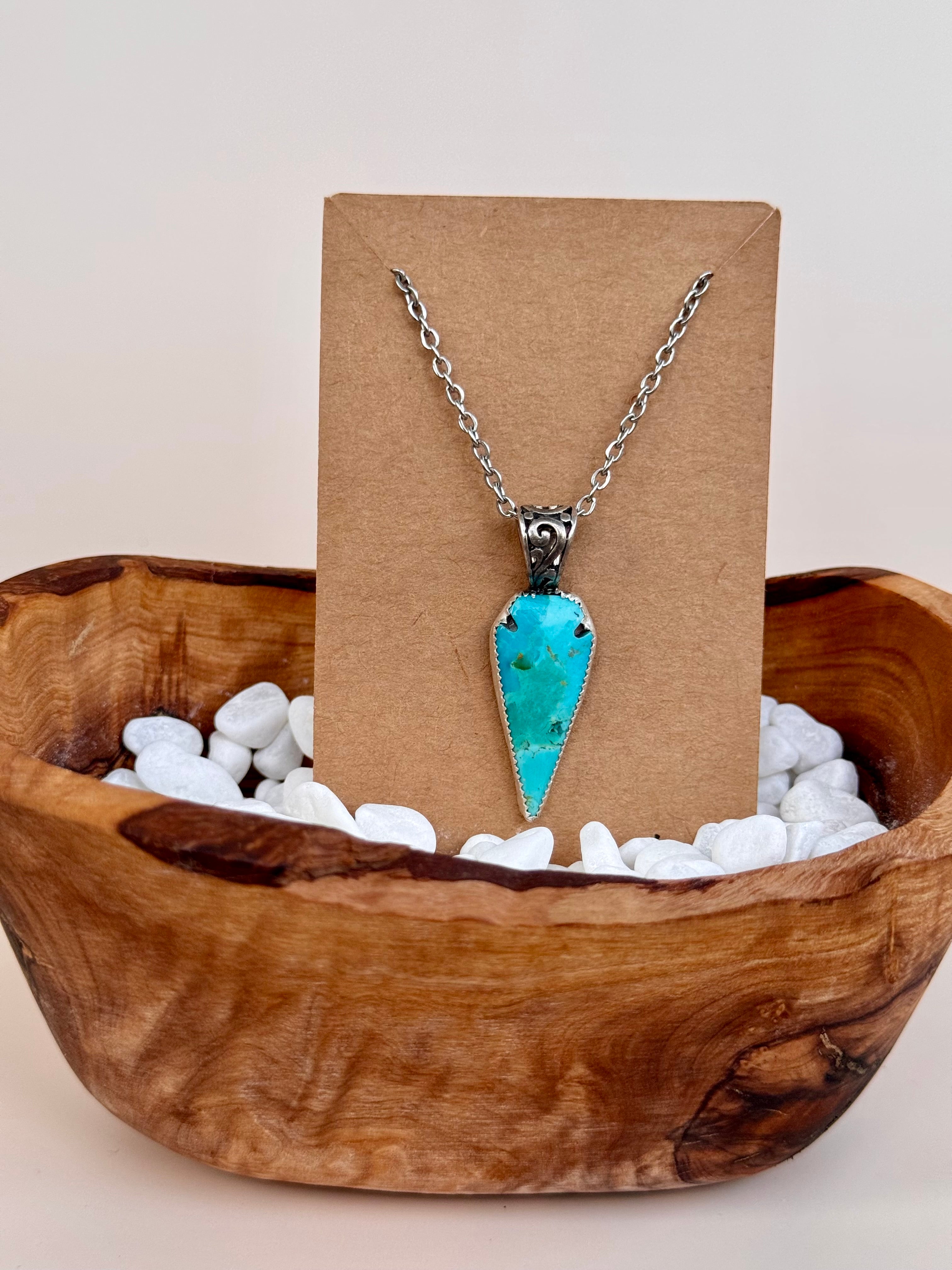 Kingman Turquoise Arrowhead