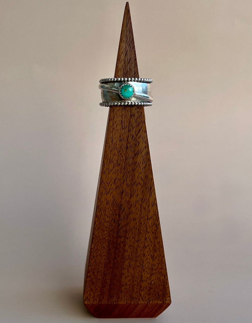 Turquoise Spinner Ring Size 8.5