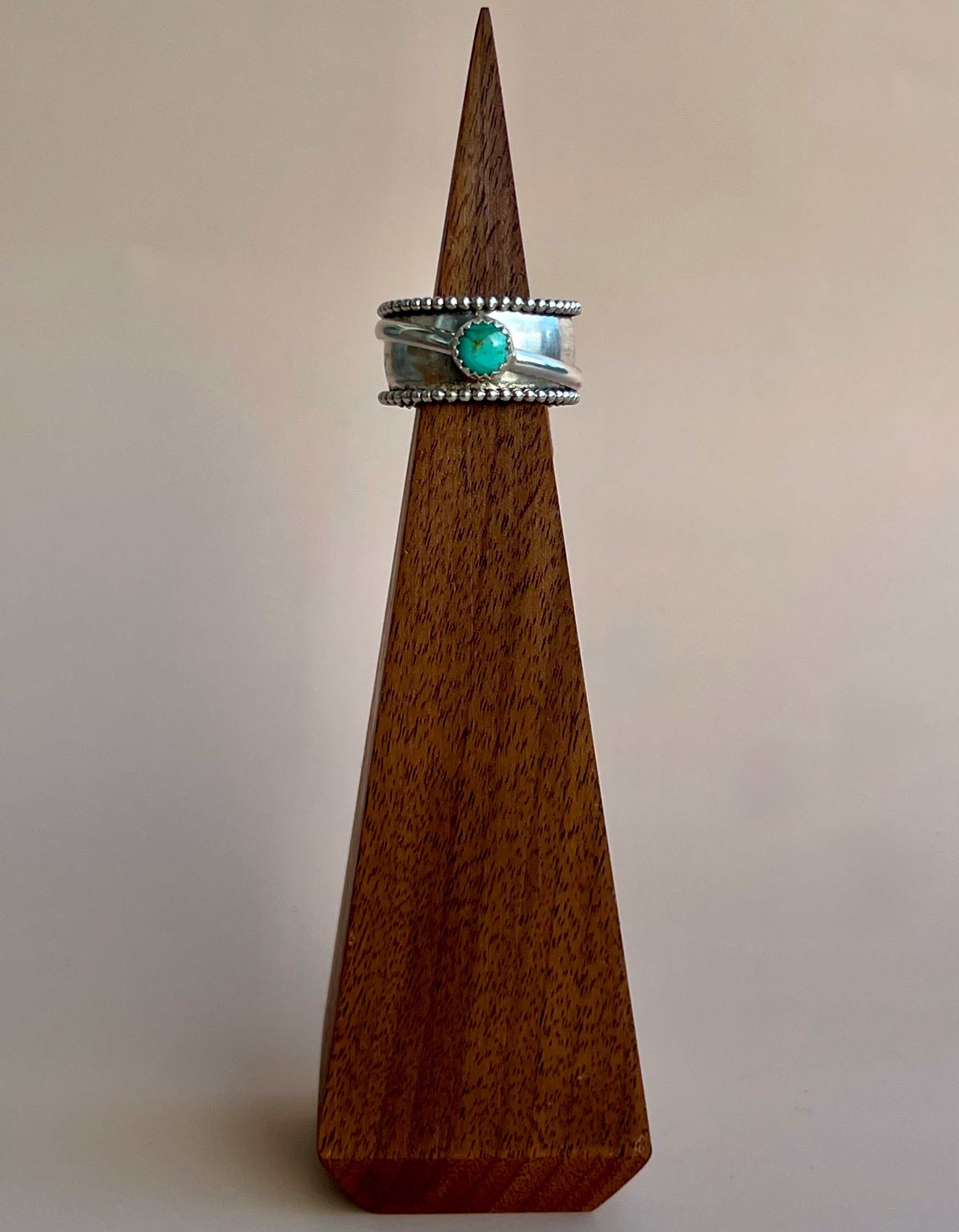 Turquoise Spinner Ring Size 8.5