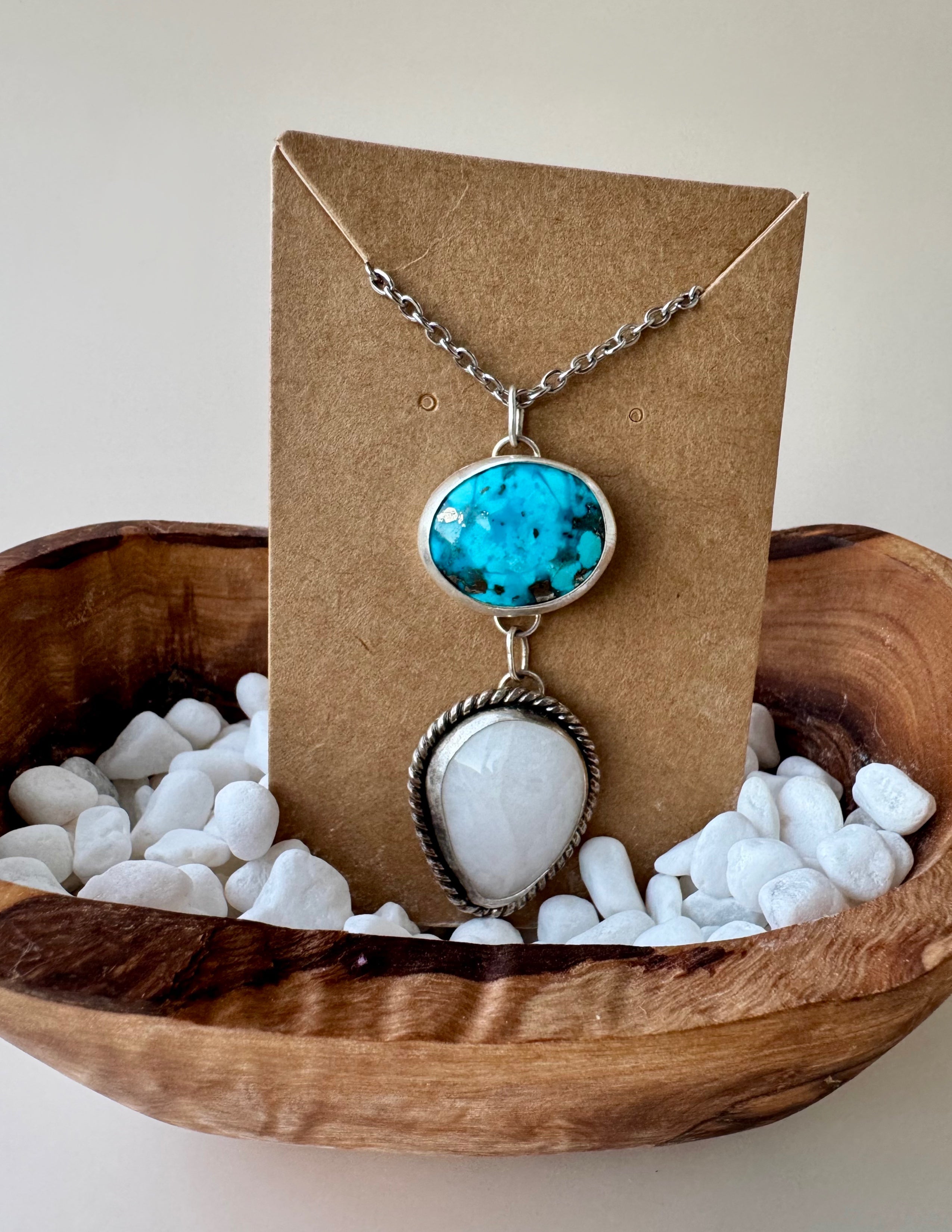 Persian Turquoise and Moonstone