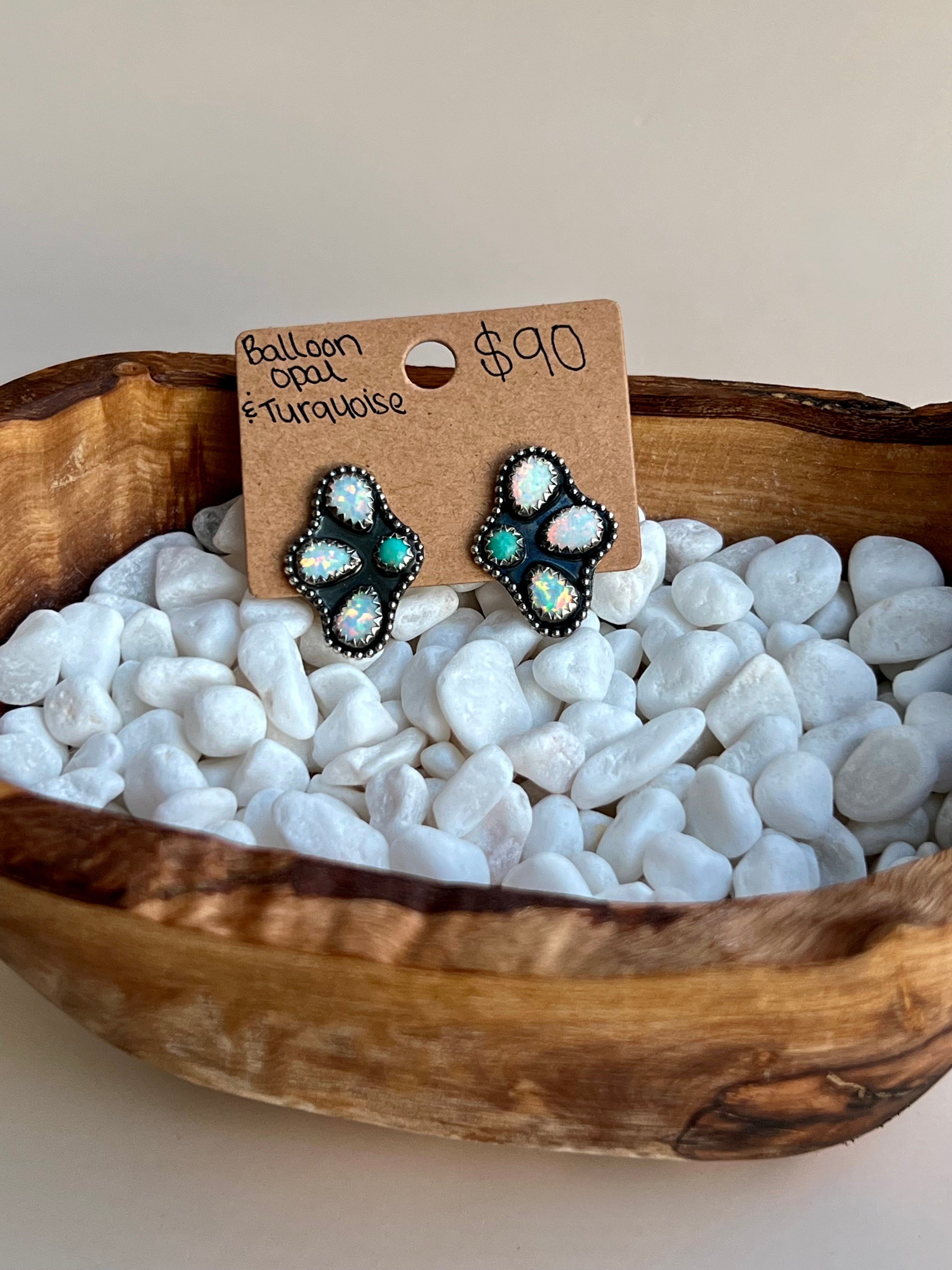 Balloon Opal and Turquoise