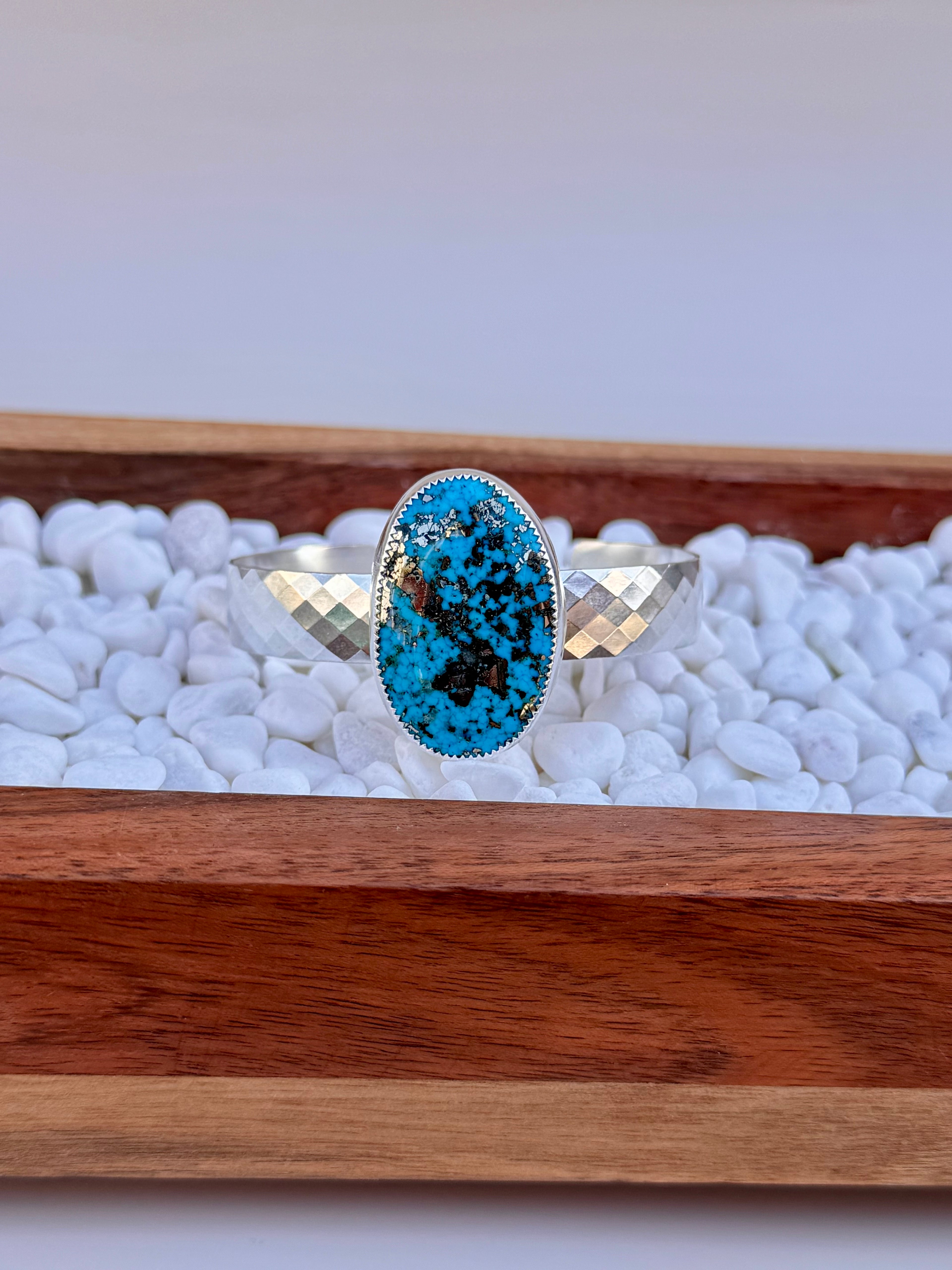 Persian Turquoise cuff 6 inches